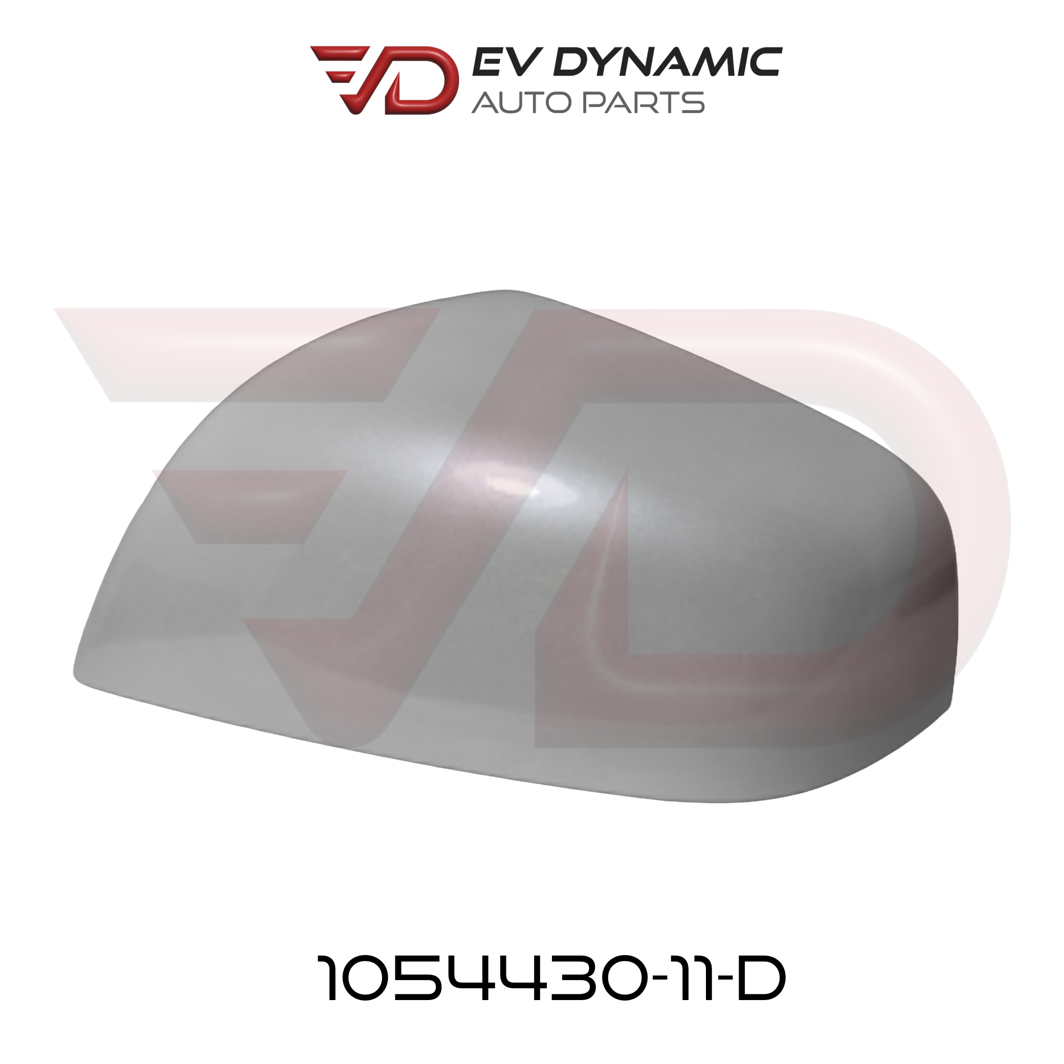 NEW OEM Tesla Model X Exterior Mirror Skull Cap Left Hand Pearl White PPSW 1054430-11-D