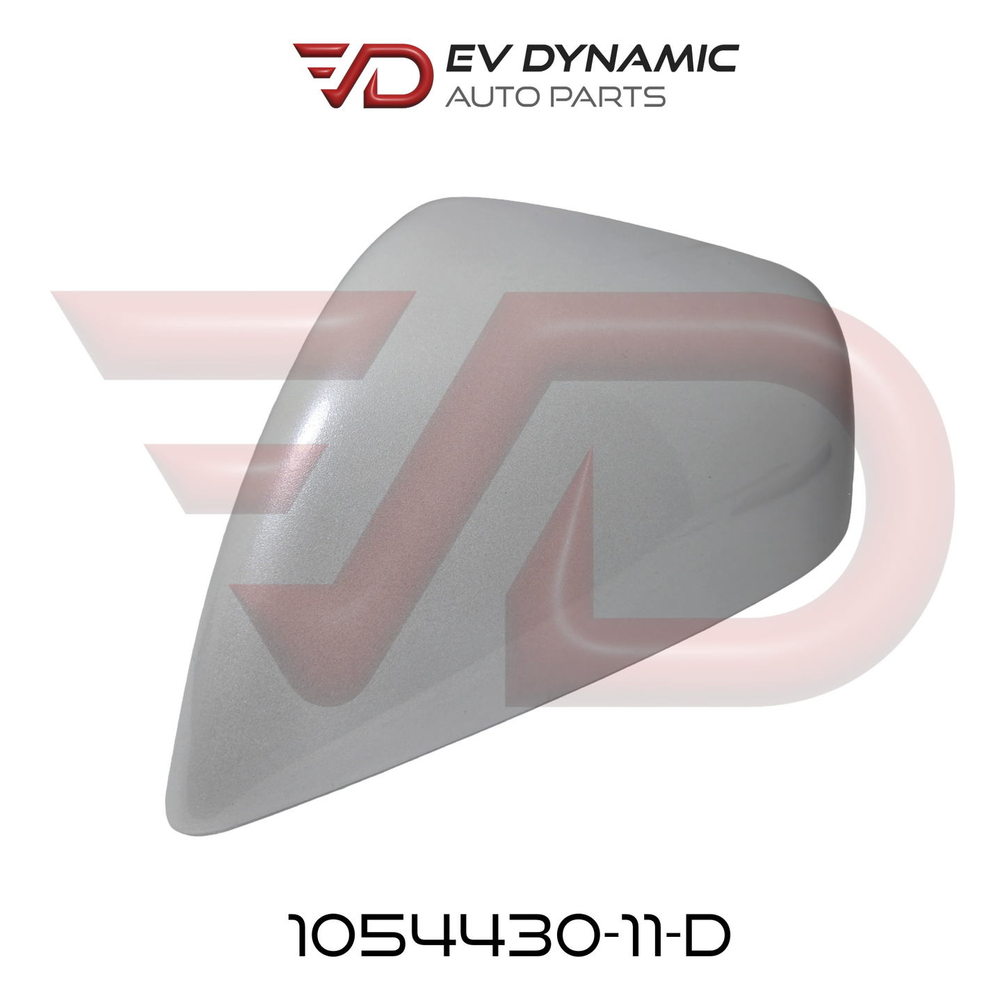 NEW OEM Tesla Model X Exterior Mirror Skull Cap Left Hand Pearl White PPSW 1054430-11-D