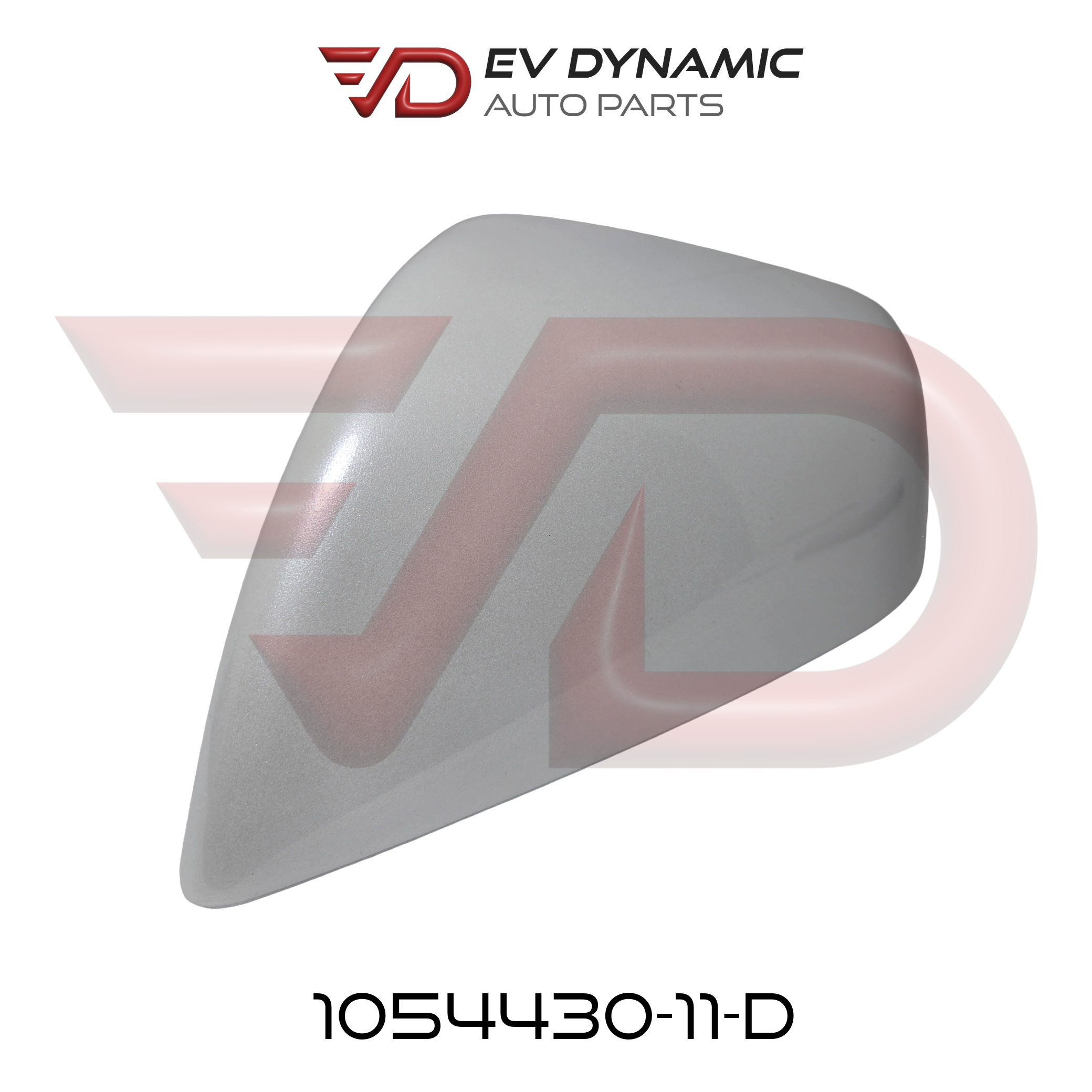 NEW OEM Tesla Model X Exterior Mirror Skull Cap Left Hand Pearl White PPSW 1054430-11-D