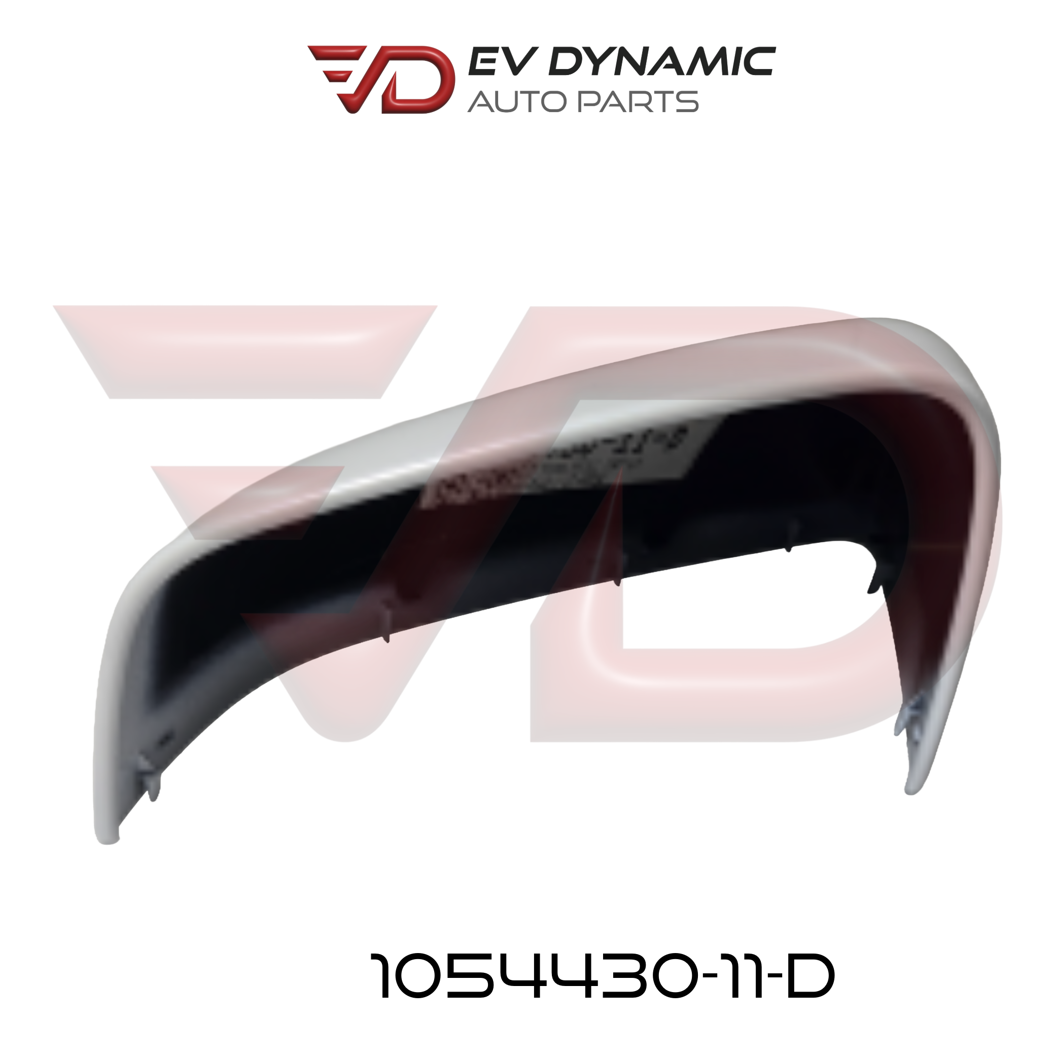 NEW OEM Tesla Model X Exterior Mirror Skull Cap Left Hand Pearl White PPSW 1054430-11-D