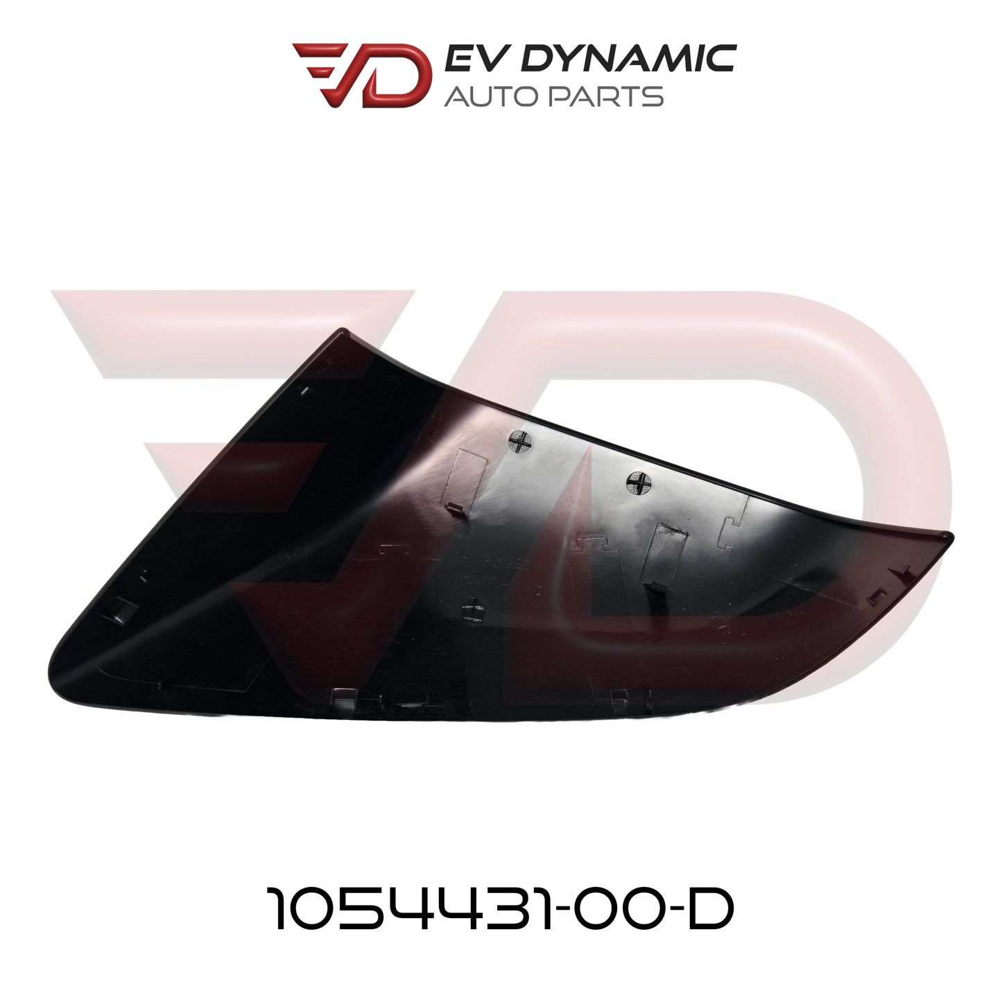 NEW OEM Tesla Model X Exterior Mirror Skull Cap Right Hand Unpainted 1054431-00-D