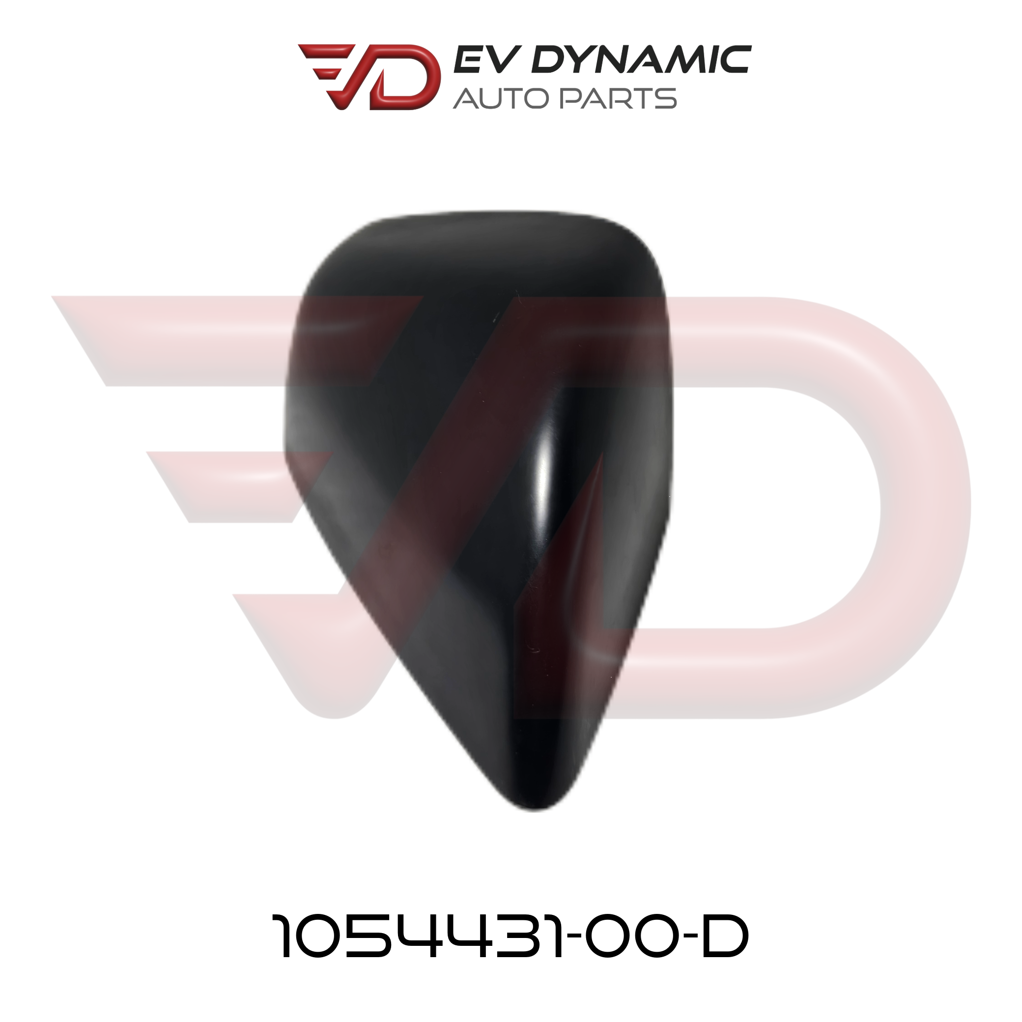 NEW OEM Tesla Model X Exterior Mirror Skull Cap Right Hand Unpainted 1054431-00-D