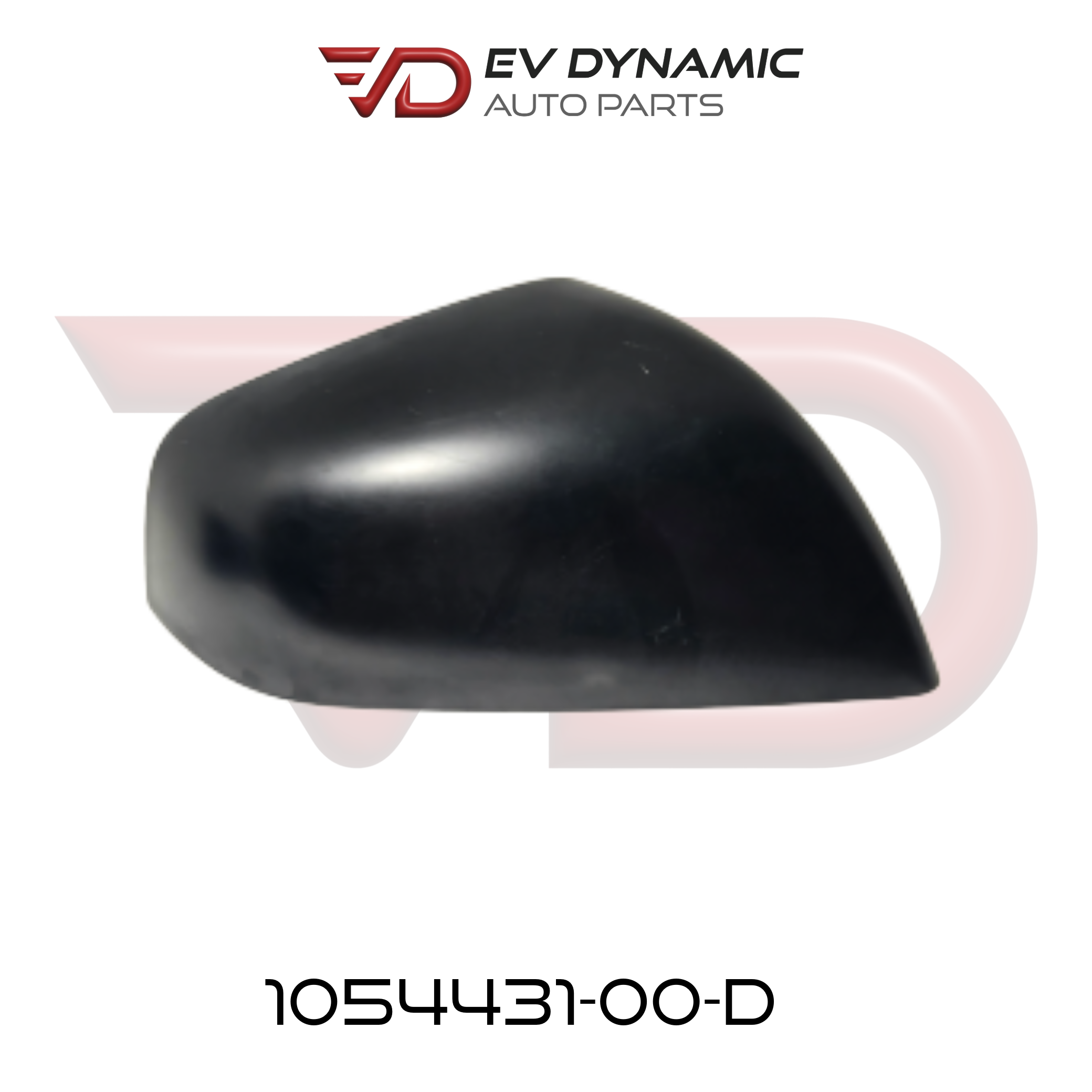 NEW OEM Tesla Model X Exterior Mirror Skull Cap Right Hand Unpainted 1054431-00-D