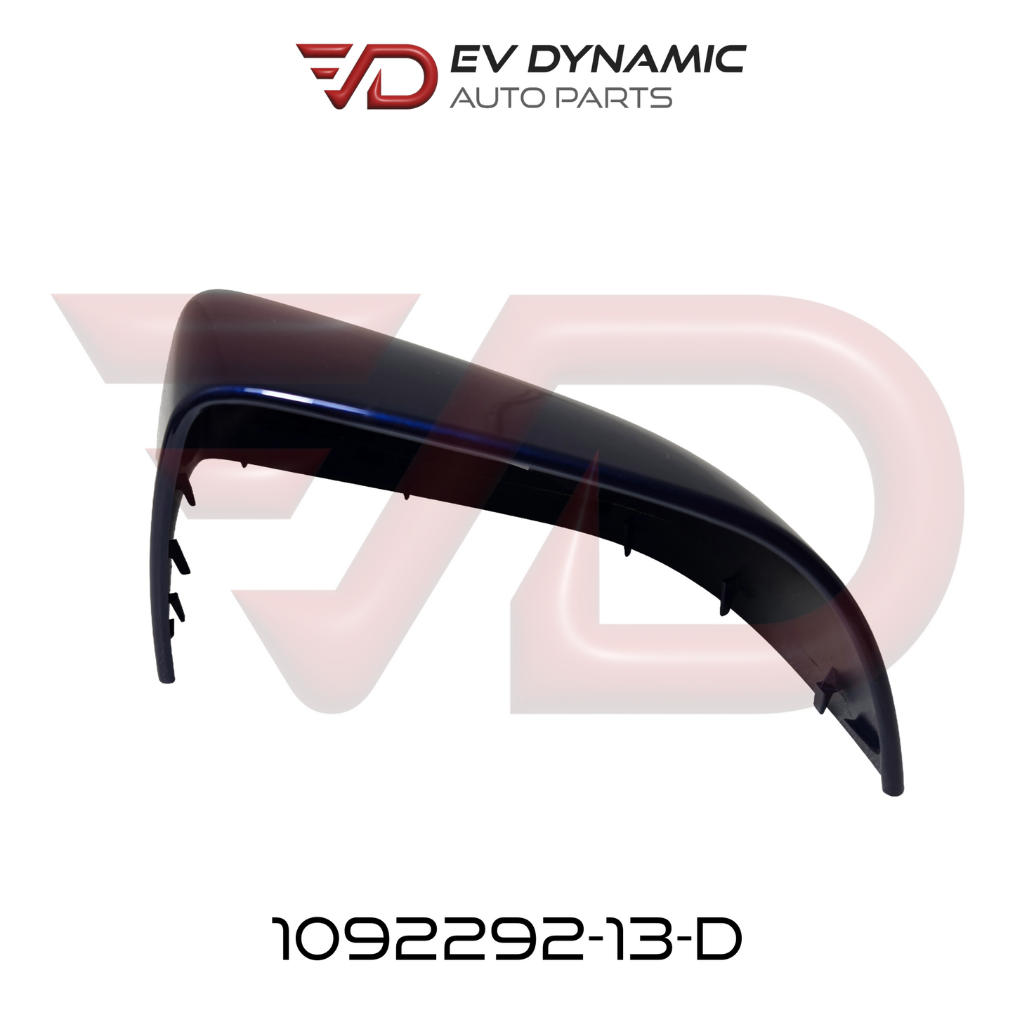 NEW OEM Tesla Model 3 Exterior Mirror Skull Cap Right Hand Deep Blue Metallic 1092292-13-D