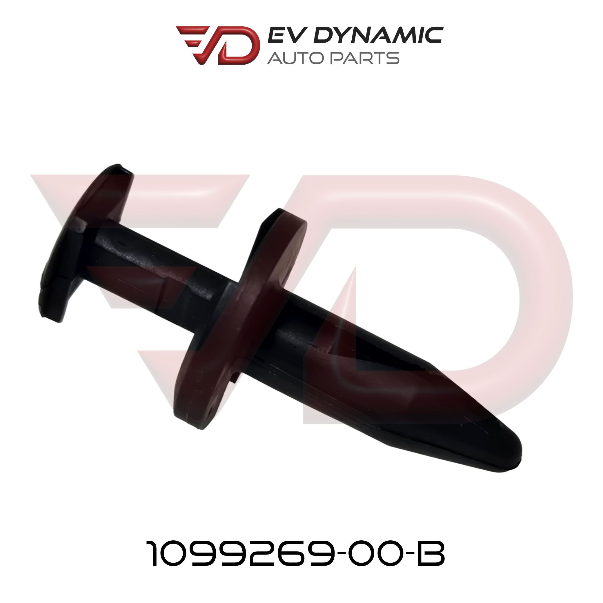 NEW OEM Tesla Model 3/S/X/Y/Cybertruck Push Rivet 6-6.4 Hole x 2-6 Grip PA6/6 1099269-00-B