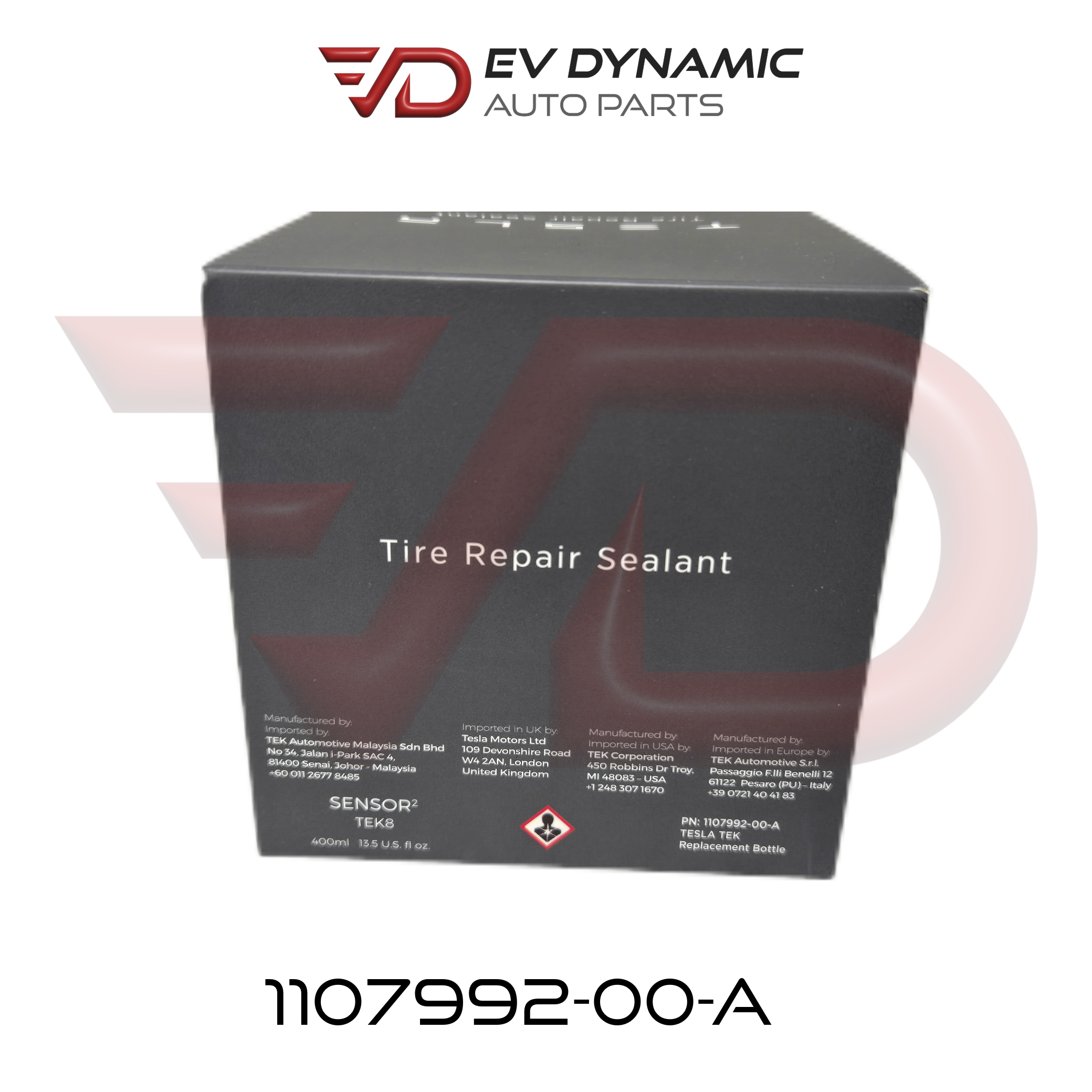 NEW OEM All Tesla Models S3XY Tire Repair Sealant 1107992-00-A