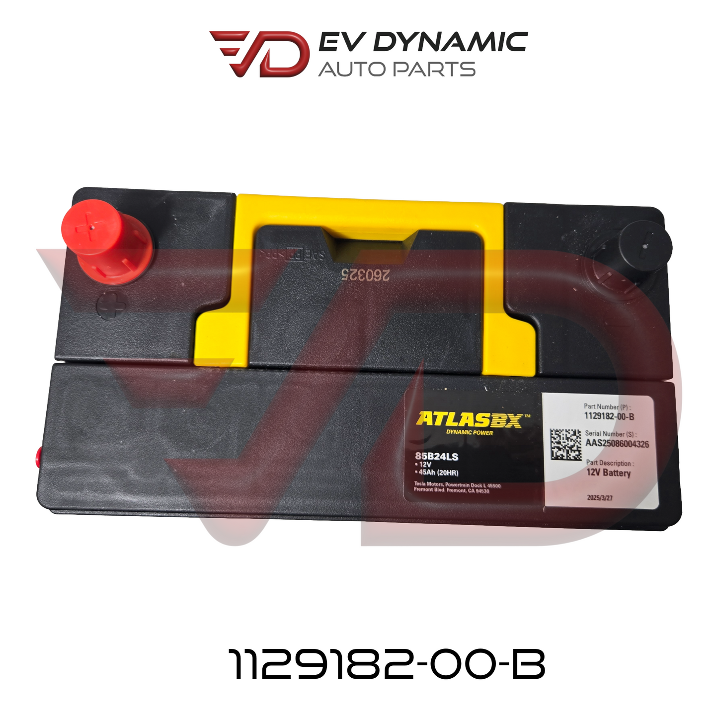 NEW OEM Tesla Model 3/Y 12V Battery and Vent Plug Assembly 1129182-00-B