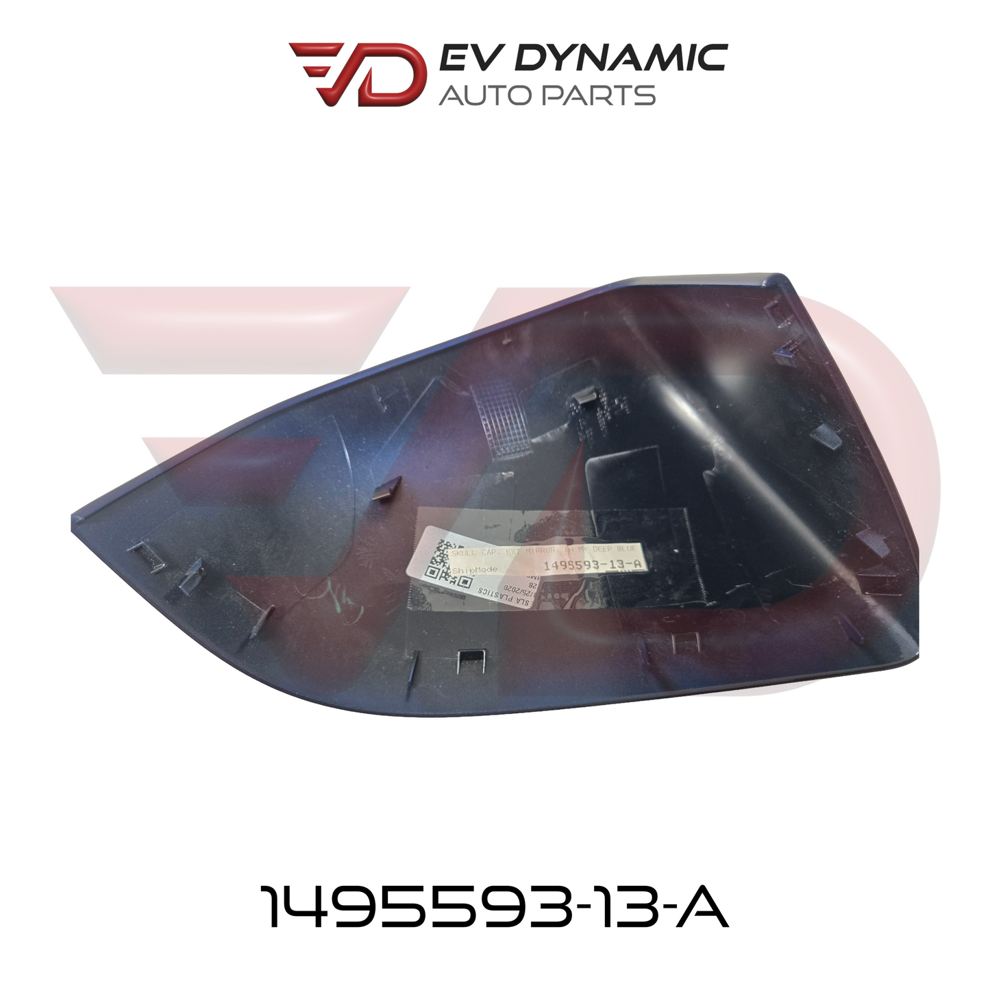 NEW OEM Tesla Model Y Skull Cap Exterior Mirror Left Hand Deep Blue 1495593-13-A