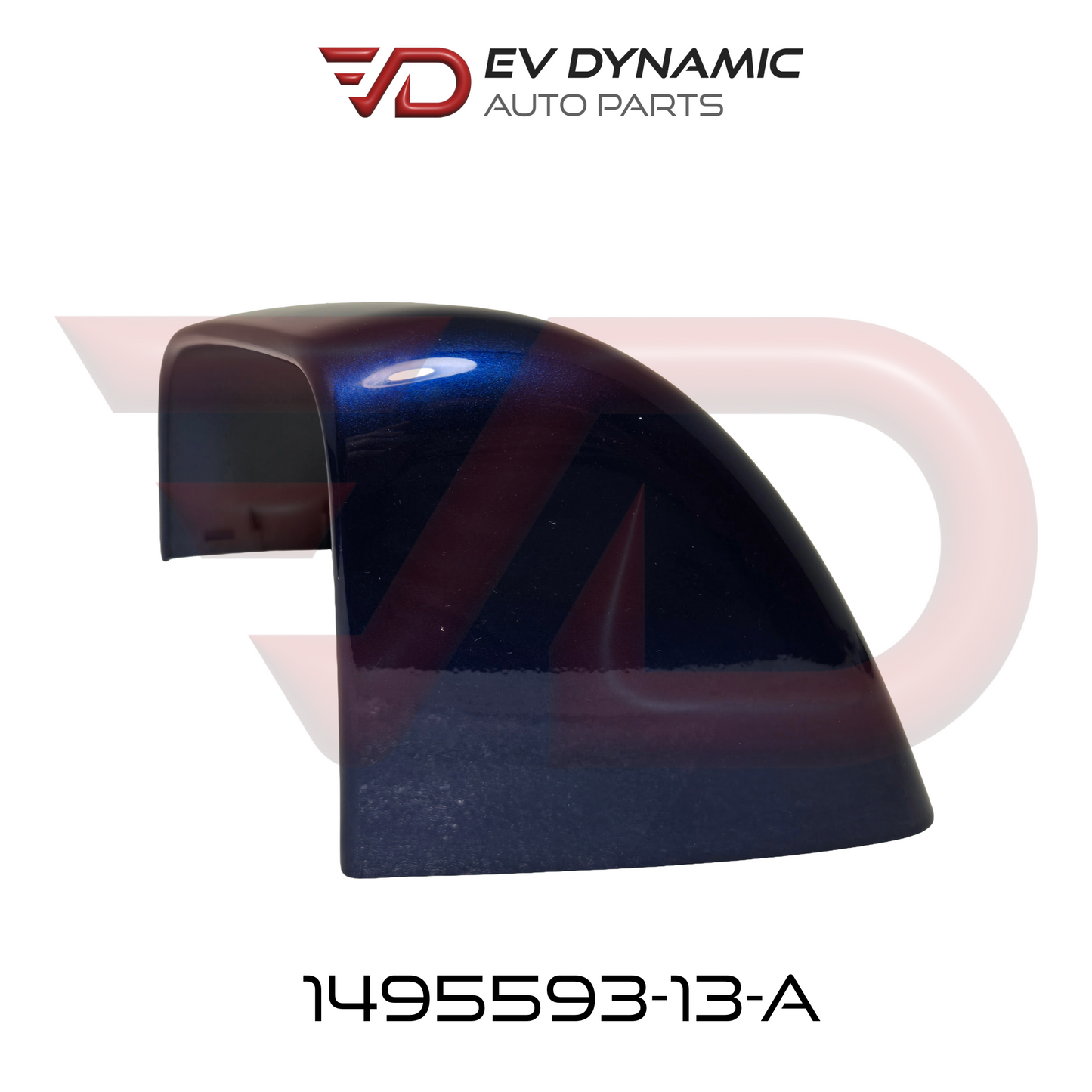 NEW OEM Tesla Model Y Skull Cap Exterior Mirror Left Hand Deep Blue 1495593-13-A