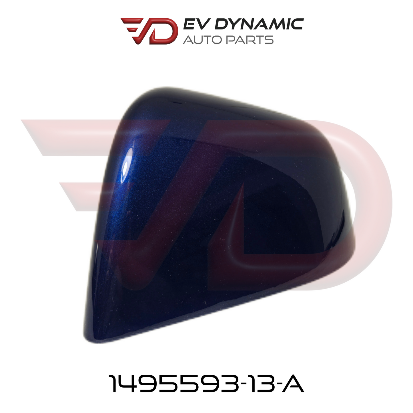 NEW OEM Tesla Model Y Skull Cap Exterior Mirror Left Hand Deep Blue 1495593-13-A