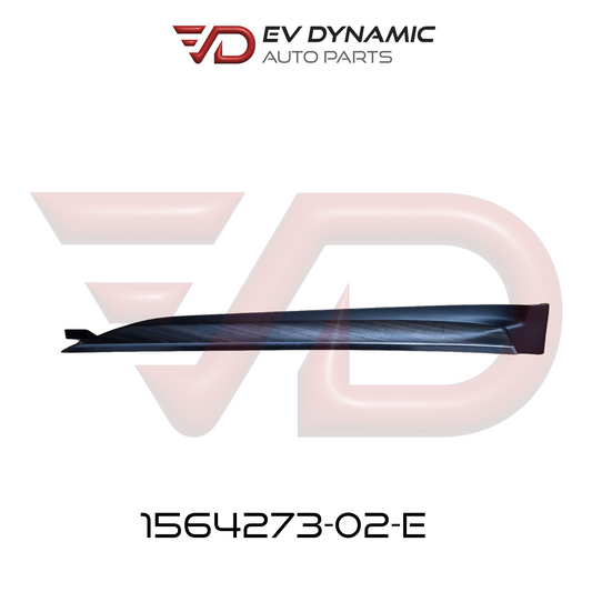 NUEVO conjunto de decoración OEM para Tesla Model S, puerta delantera izquierda - Ébano 1564273-02-E