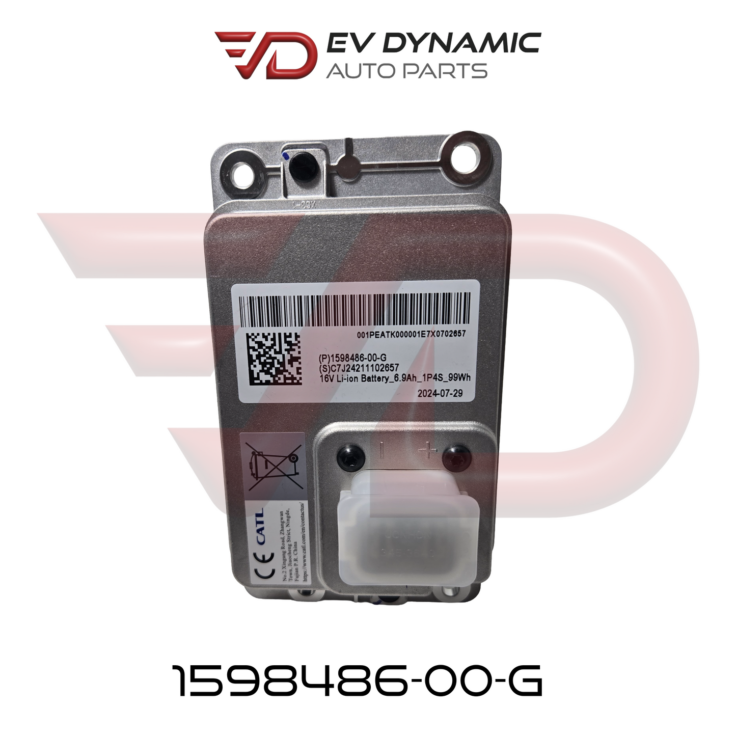 NEW OEM Tesla Model 3/Y/S/X 16V Li-Ion Battery 1598486-00-G