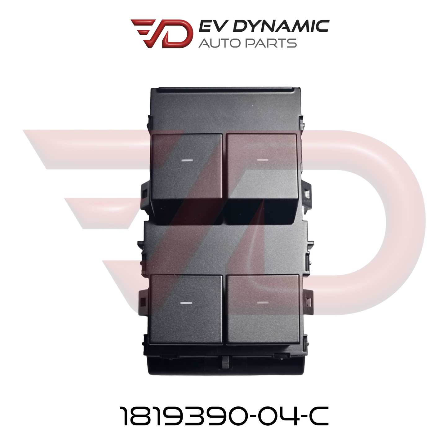 Interruptor de ventana del conductor para Tesla Cybertruck, nuevo, OEM, 1819390-04-C