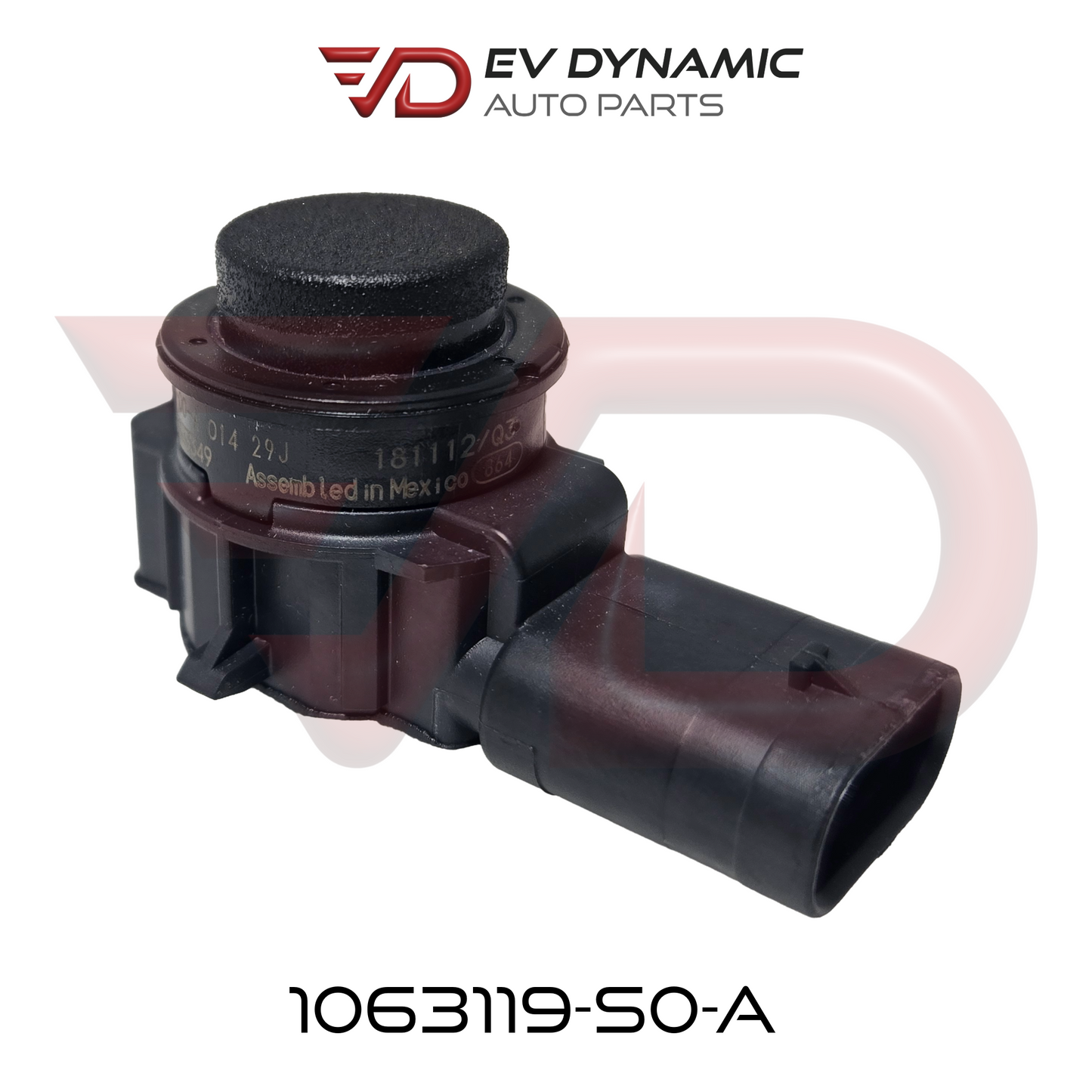 NEW OEM Tesla Park Assist Sensor MI00 Black (Service) 1063119-S0-A