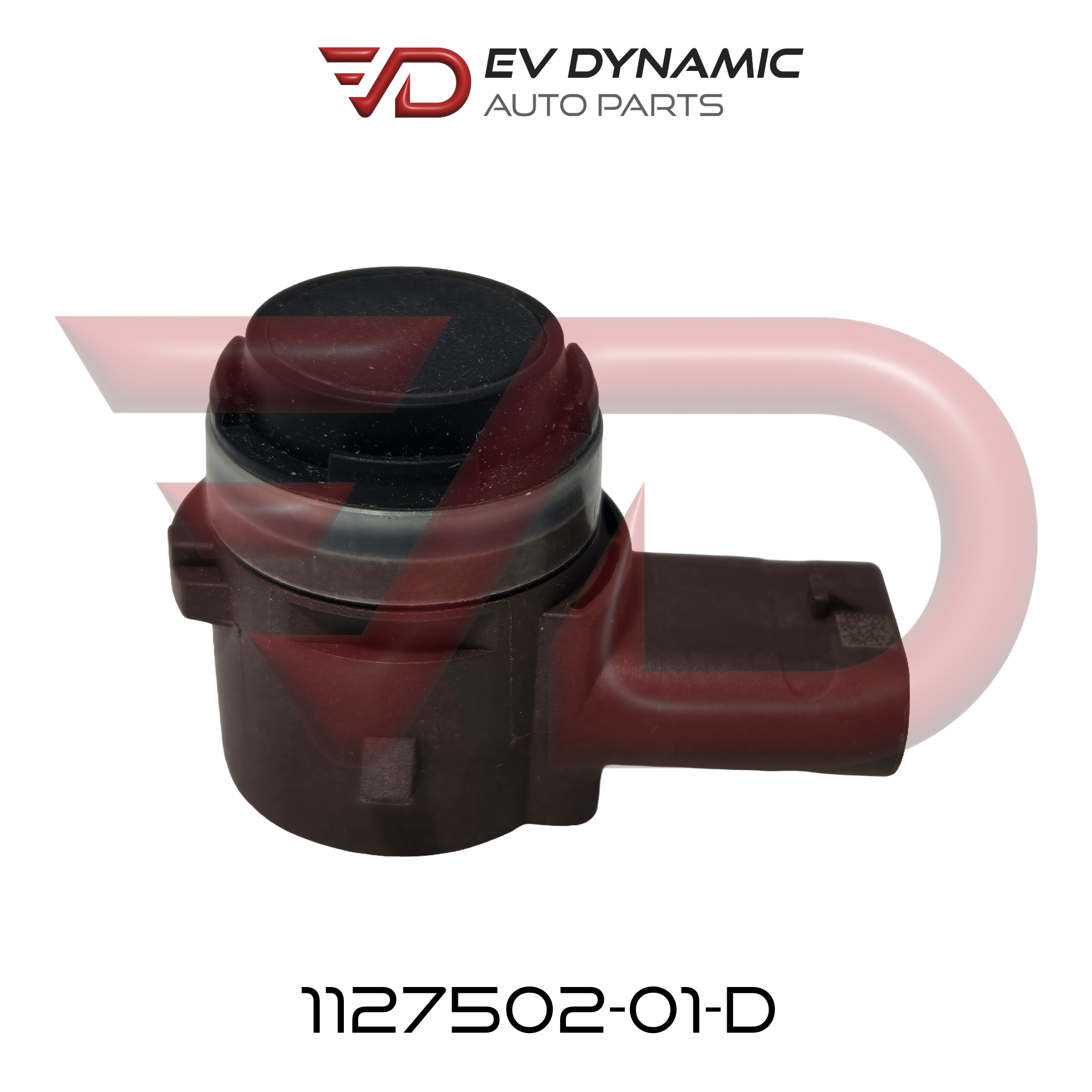 NEW OEM Tesla Model 3/Y/S/X Valeo APP Ultrasonic Sensor Radial Solid Black Assembly 1127502-01-D