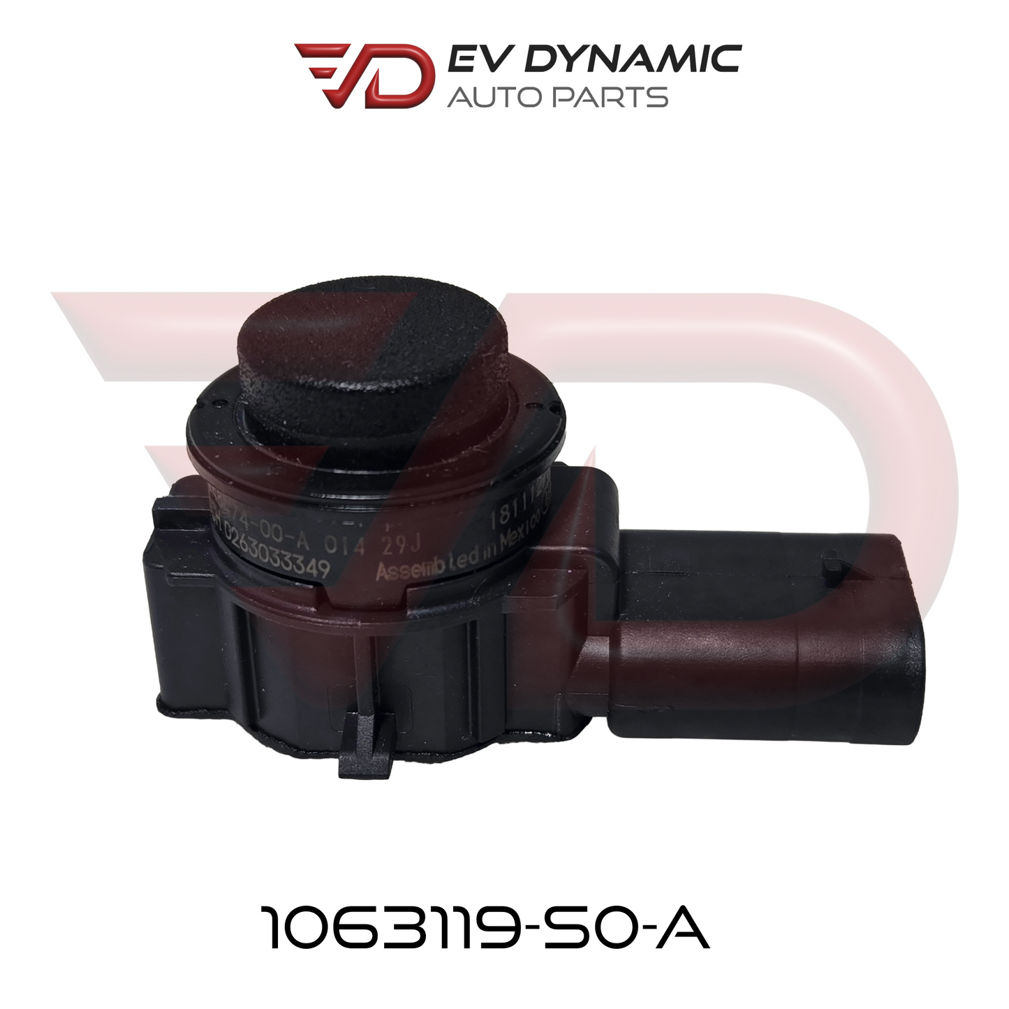 NEW OEM Tesla Park Assist Sensor MI00 Black (Service) 1063119-S0-A